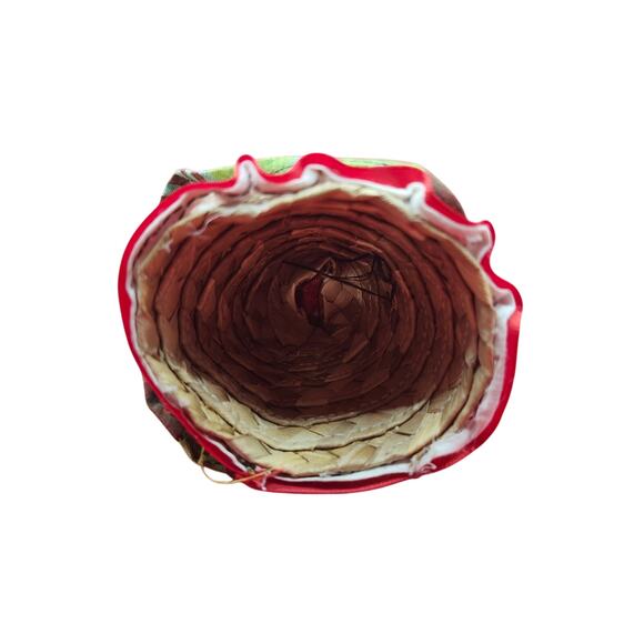 Vtg Caribbean Ethnic Folk Art Straw Cloth Doll 6" Handmade Collectible Souvenir - Picture 6 of 6